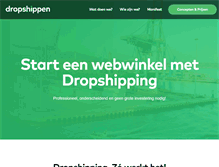 Tablet Screenshot of dropshippen.nl